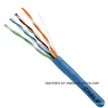 China Made Factory Price UTP Cat5e LAN Cable 1000FT Blue